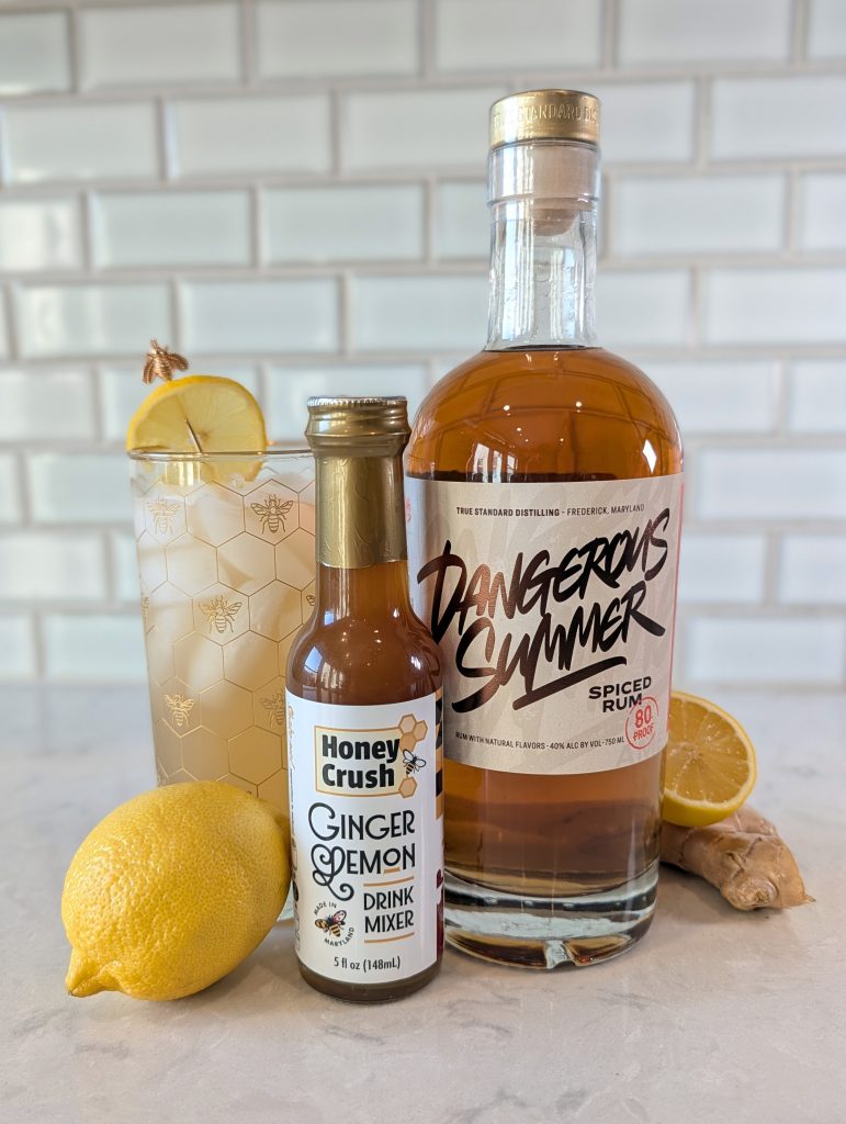 ginger rum fizz portrait